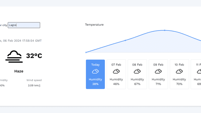 A weather app image